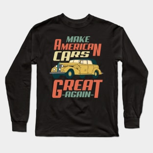 CARS: American Cars Long Sleeve T-Shirt